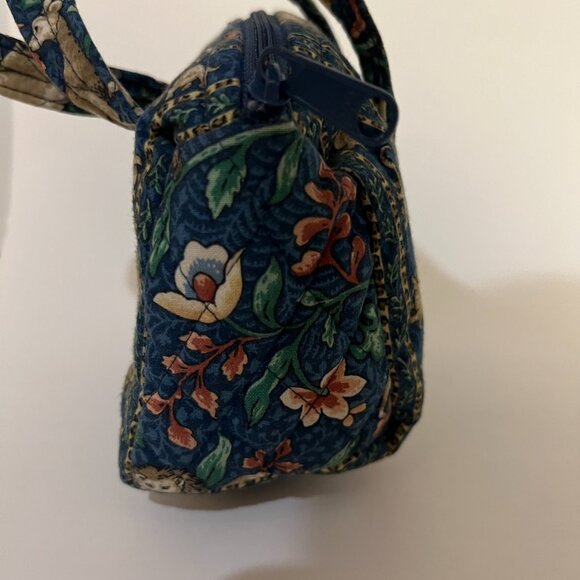 Vintage 90s Vera Bradley Mini Purse Animal Kingdom Blue Mini Duffel Bag Purse - Picture 4 of 7